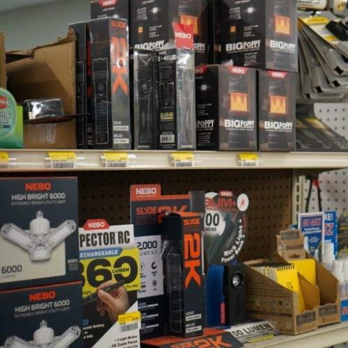 Supplies inside of Sorrento Lumber and Concrete