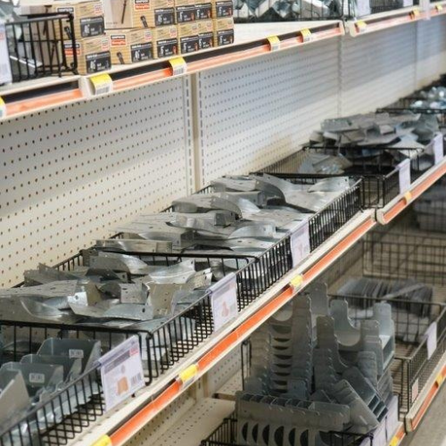 Supplies inside of Sorrento Lumber and Concrete