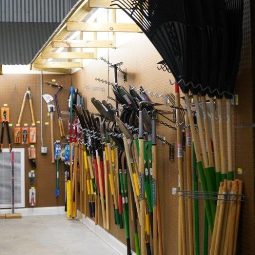 Supplies inside of Sorrento Lumber and Concrete