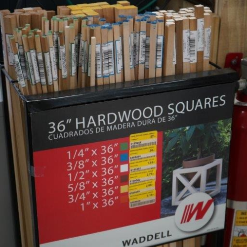 Supplies inside of Sorrento Lumber and Concrete