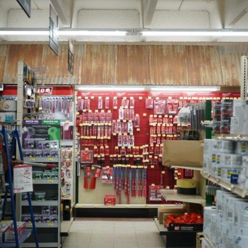 Supplies inside of Sorrento Lumber and Concrete
