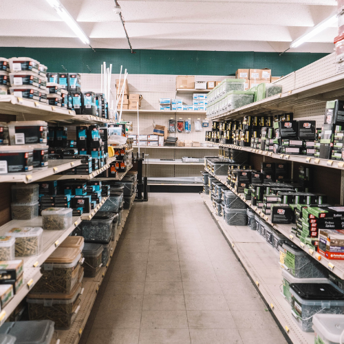 Supplies inside of Sorrento Lumber and Concrete