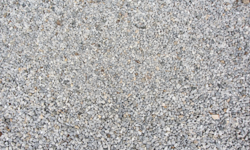 A close up view of gravel on the ground