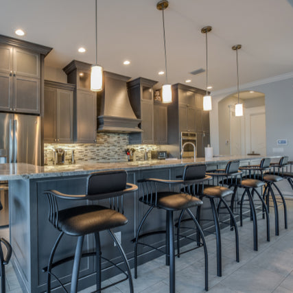 ElectricalKitchen with lights on