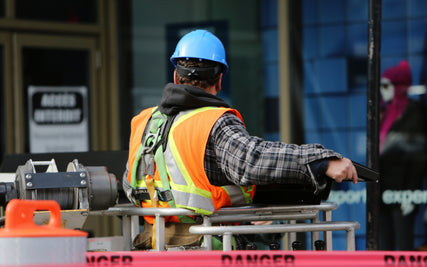 SafetyConstruction worker with safety gear